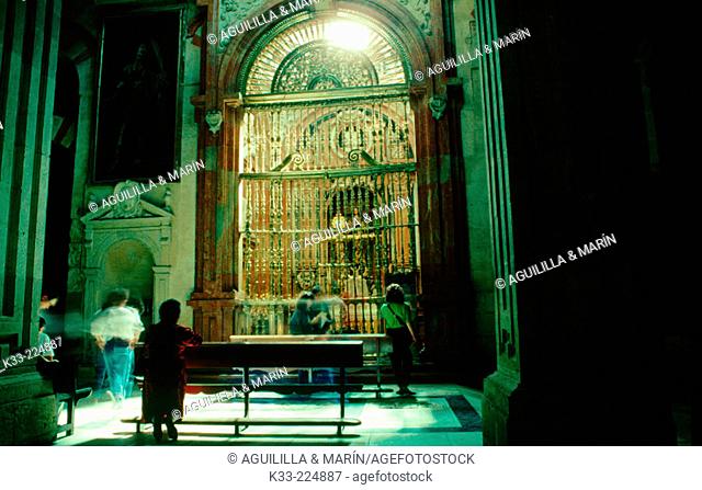 Christian chapel in the old mosque of Cordoba. Andalusia. Spain