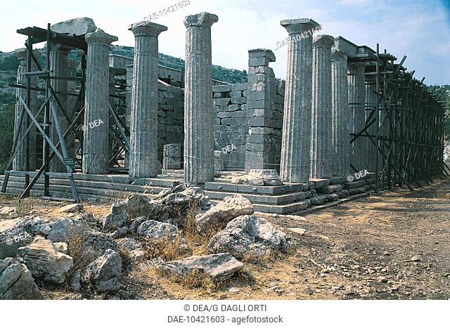 Greece - Peloponnesus - Phigalia. Architect Ictinus - 5th century b.C