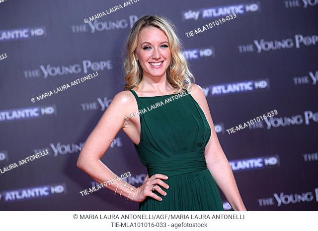 The actress Ludivine Sagnier during the Premiere of the film The young Pope, Rome, ITALY-10-10-2016