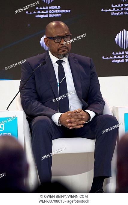 Forest Whitaker and Robert De Niro at the World Government Summit in Dubai. The two stars were discussing the effect of climate change on women and children...