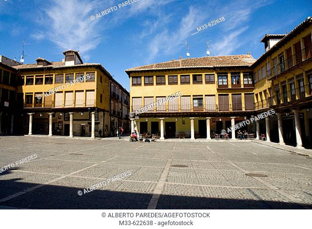 Main Square. Tordesillas. Valladolid province. Castilla y León. Spain