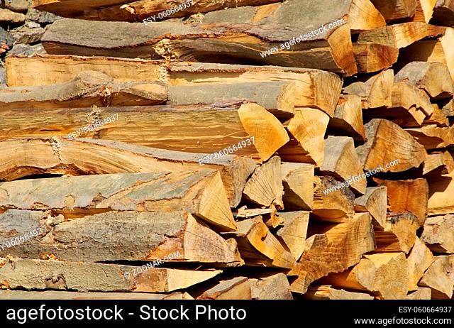 Holzstapel - stack of wood 40