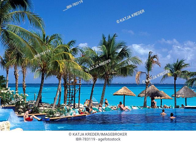 Riu Hotel and beach, Cancun, Riviera Maya, Mayan Riviera, Yucatan, Mexico