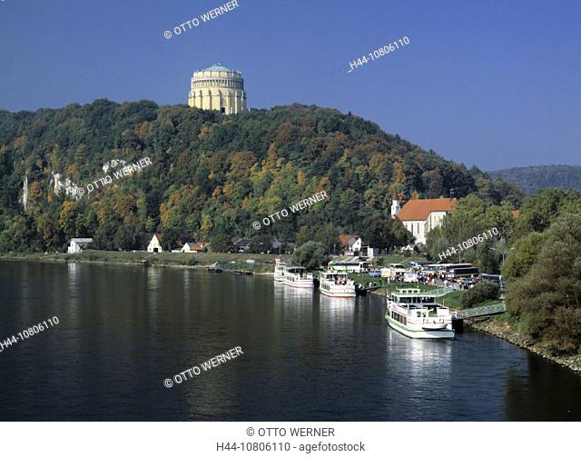 Bavaria, Bavarian, freeing hall, Germany, Europe, holiday ships, Kehlheim, Main Danube canal, nature reserve, Altmue
