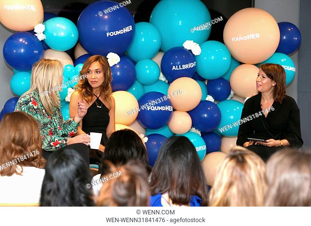 Kate Thornton and Myleene Klass attend the Found Her Festival London: Resilience and Reinvention Talk Featuring: Kate Thornton, Myleene Klass Where: London