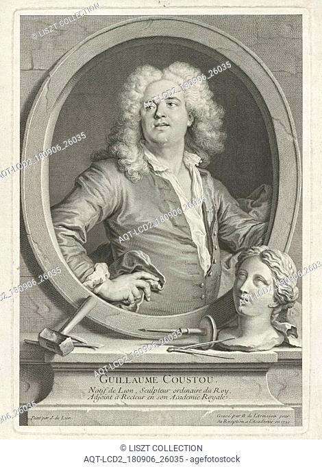 Guillaume Coustou, Larmessin, Nicolas de, 1684-1755, ca. 1730
