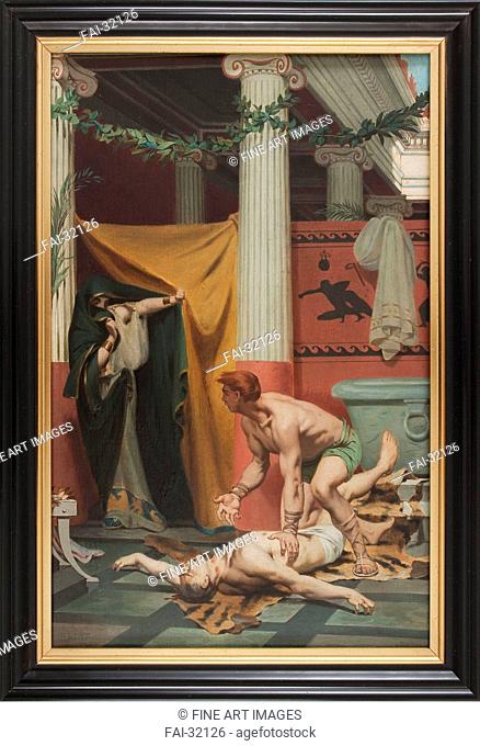 The Death of the Emperor Commodus by Pelez, Fernand (1848-1913)/Oil on canvas/History painting/1879/France/Petit Palais, Musée des Beaux-Arts de la Ville de...