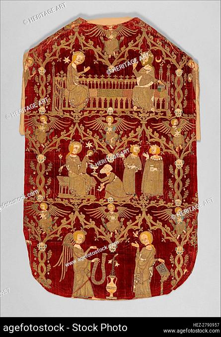Chasuble (Opus Anglicanum), British, ca. 1330-50. Creator: Unknown
