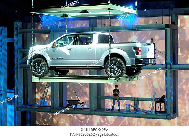 The ATLAS Concept vehicle is unveiled by Ford on the second press day at the North American International Auto Show (NAIAS) in Detroit, USA, 15 January 2013