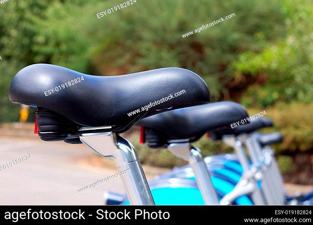 Bicycle rack in London