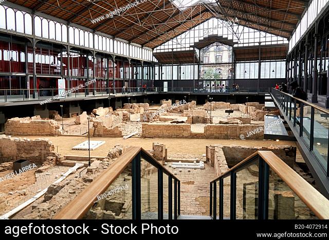 El Born Center for Culture and Memory, Plaza Comercial, Barcelona, Catalonia, Spain. El Born CCM is one of the main museums in Barcelona and houses an important...