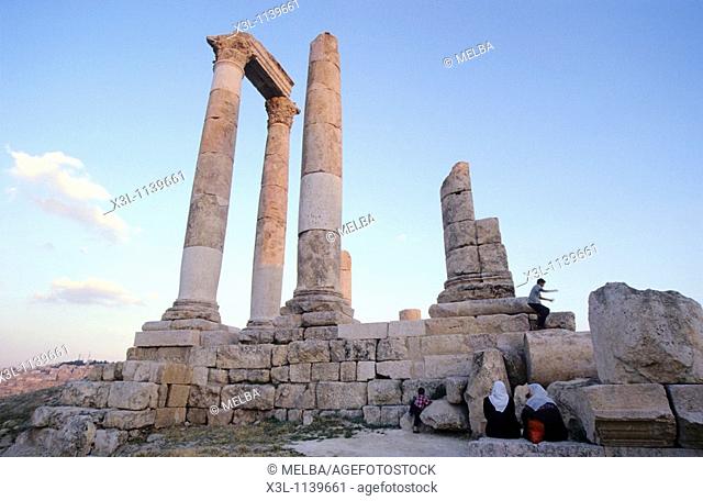 The Citadel's Temple of Hercules Amman Jordan