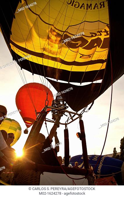 Air balloon Festival in Igualada, Barcelona, Spain