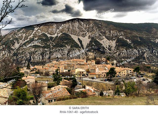 Greolieres, a village in the Maritime Alps (Alpes Maritimes), France, Europe