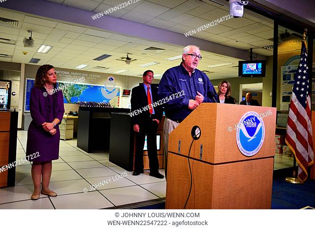 News conference for the start of hurricane season at NOAA’s National Hurricane Center Featuring: U.S. Representative Debbie Wasserman Schultz (FL-23)