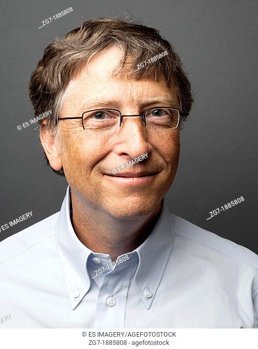Bill Gates Studio Headshot Portrait, 2010