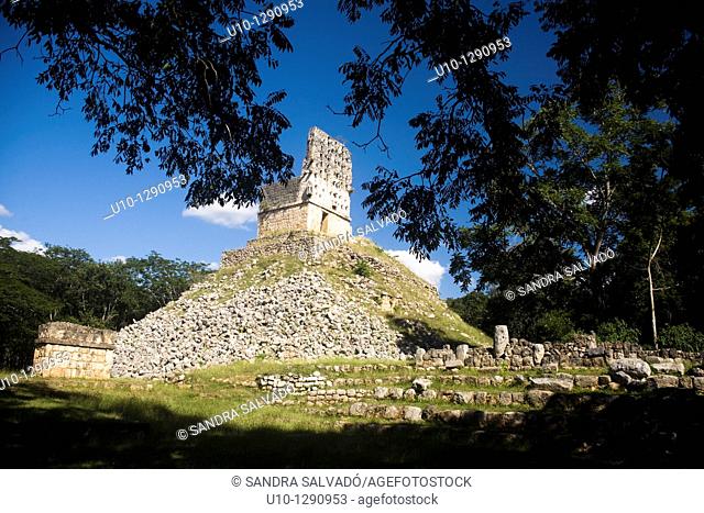 Archaeological site Labná, Puuc Route, Yucatan, Mexico
