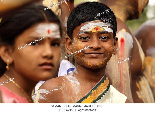 Thaipusam festival in Tenkasi, Tamil Nadu, Tamilnadu, South India, India, Asia