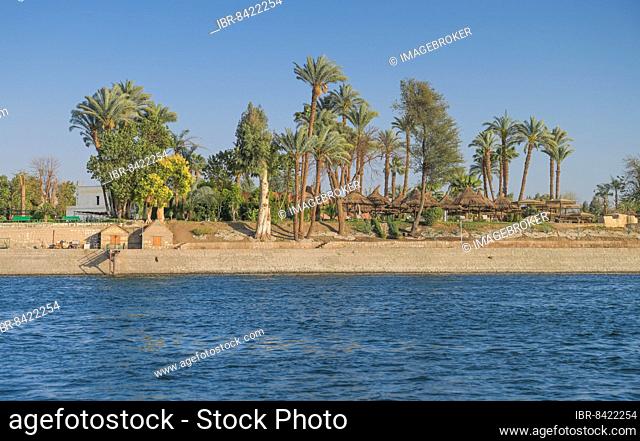 Nile, Jolie Ville Hotel Resort, Kings Island, Luxor, Egypt, Africa