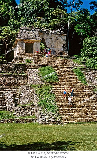 Templo XII (Templo de la Calavera). Palenque. Chiapas. Mexico