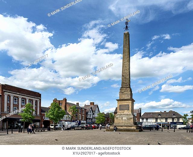 Obelisk on the Market Place at Ripon North Yorkshire England