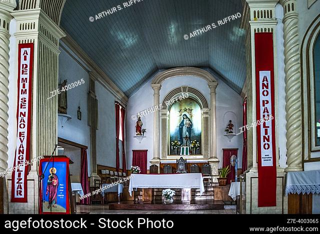 Pro-Cathedral of Our Lady of the Light ( Pró-catedral Nossa Senhora da Luz), Rua da Luz. Mindelo City, Mindelo, St. Vincent Island (São Vicente), Cape Verde