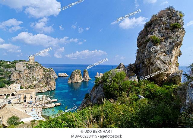 Italy, southern Italy, Sicily, Sicilia, Tonnara di Scopello, tuna bay