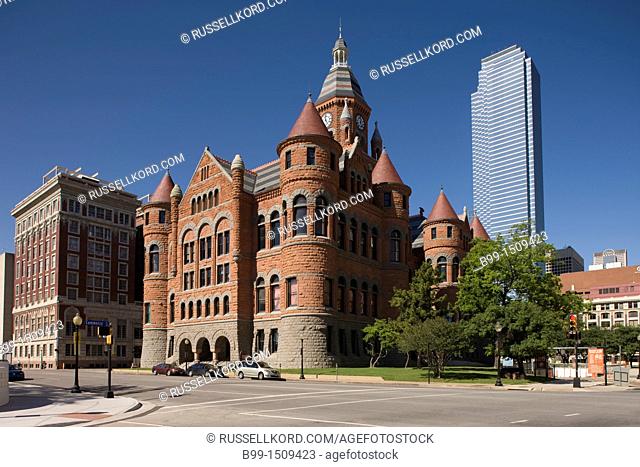 Old Red Courthouse Museum Downtown Dallas Texas USA