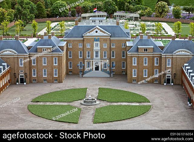 Madurodam Miniature Town, Netherlands Het Loo Palace and National Museum in Miniature Town, Netherlands