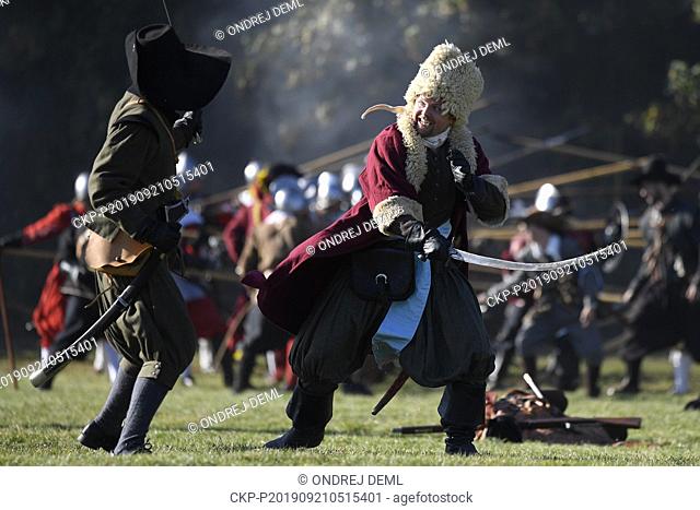 Re-enactment of 1620 White Mountain Battle was held on September 21, 2019, in Prague, Czech Republic. (CTK Photo/Ondrej Deml)