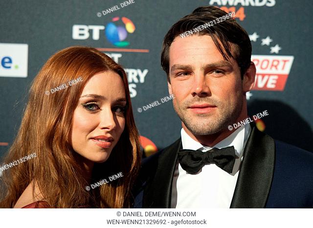 BT Sport Industry Awards held at Battersea Evolution - Arrivals. Featuring: Una Foden,  Ben Foden Where: London, United Kingdom When: 08 May 2014 Credit: Daniel...