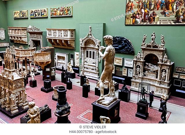 England, London, Knightsbridge, Victoria and Albert Museum, The Cast Courts