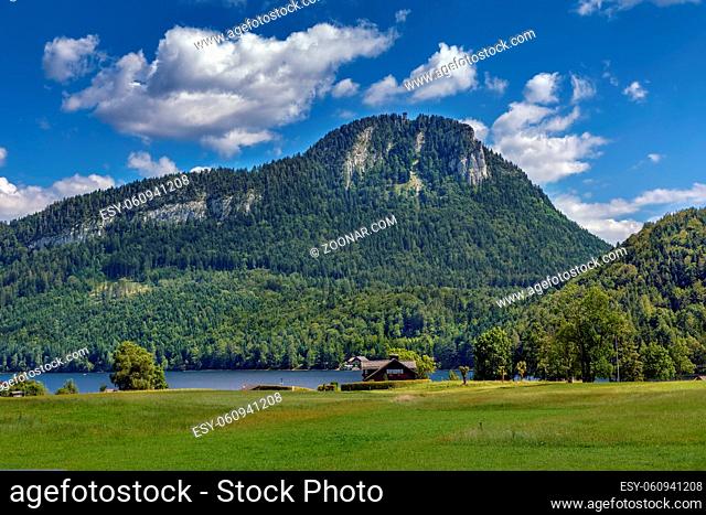 View of Alps mountain near Altaussee, Styria, Austria
