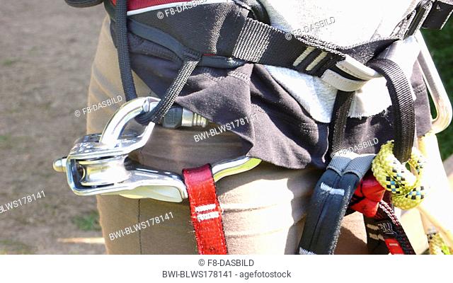 safety equipment of high wire climbing