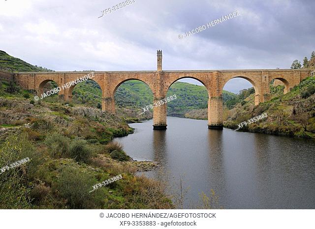 Roman bridge of Alcántara. Cáceres province. Extremadura. Spain