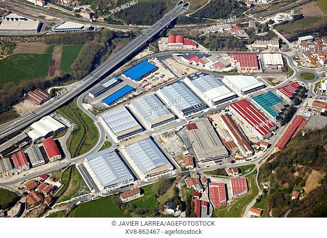 Autovia del Urumea, Poligono Industrial, Ergobia, Hernani, Gipuzkoa, Basque Country, Spain