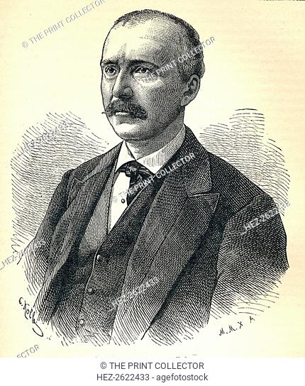 Heinrich Schliemann, (1822-1890), German businessman and a pioneer of field archaeology, 1893. Schliemann was an archaeological excavator of Hissarlik