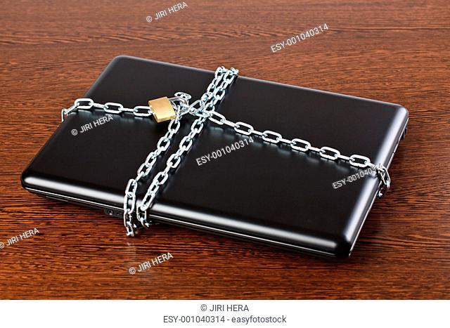 secured laptop