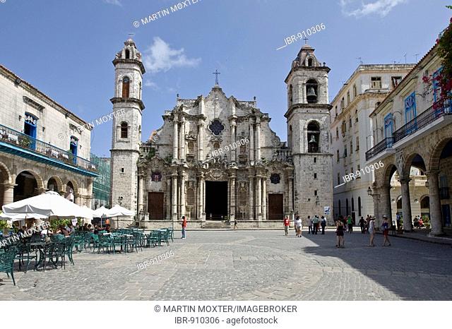 La Catedral, Cathedral of Saint Christopher of Havana, Cuba, Caribbean