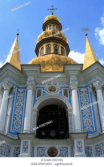 Bell tover of church of Nativity of Holy Virgin, Lavra, Kiev, Ukraine