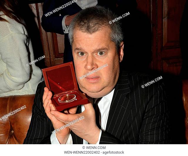 Lemony Snicket author Daniel Handler receives a Gold Medal of Honorary Patronage from the Trinity College Philosophical Society in Dublin Featuring: Daniel...