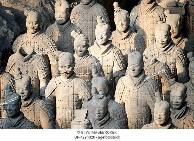 Museum of the Terracotta Warriors, Mausoleum of the first Qin Emperor, Xian, Shaanxi Province, China