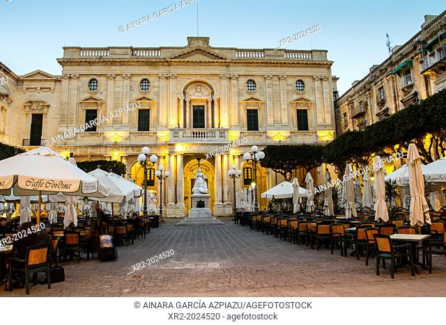 National Library in the Republic Square, Valletta, Malta
