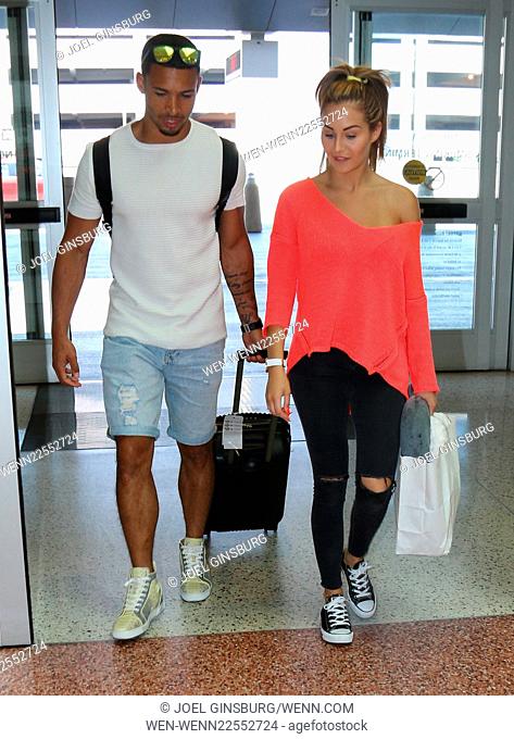Chloe Goodman and Jordan Clarke are spotted at Las Vegas McCarran International Airport for a flight back to London. The sexy looking couple spent the past six...
