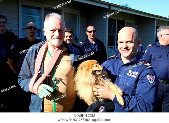A Sydney man has been reunited with his beloved dog Whiskey, six months after firefighters rescued the pair from a dangerous fire in South Penrith