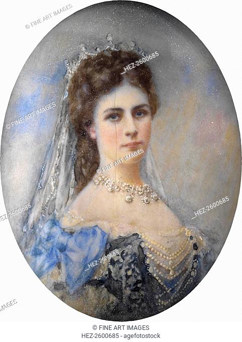 Portrait of Elisabeth of Bavaria, c. 1900. From a private collection