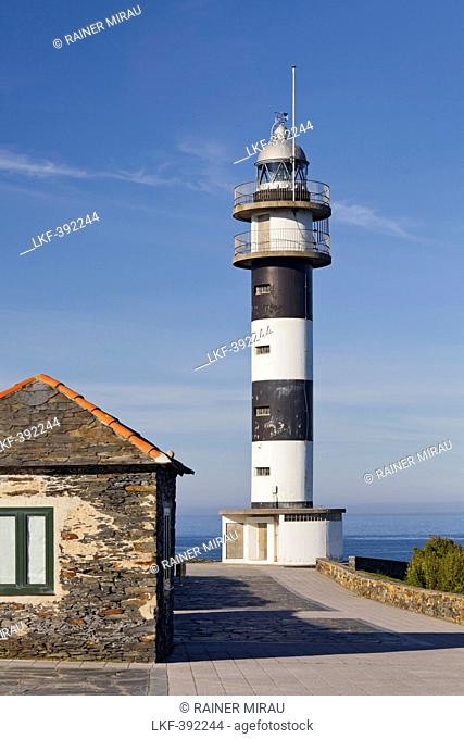 Lighthouse Cabo de San Agustin, Ortiguera, Asturias, Spain