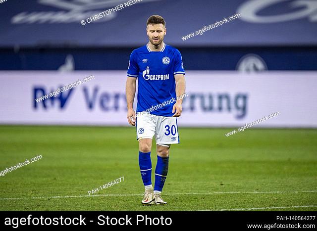 Shkodran MUSTAFI (GE) disappointed, disappointed, disappointed, disappointed Soccer 1. Bundesliga, 24th matchday, FC Schalke 04 (GE) - FSV FSV FSV Mainz 05 (MZ)...