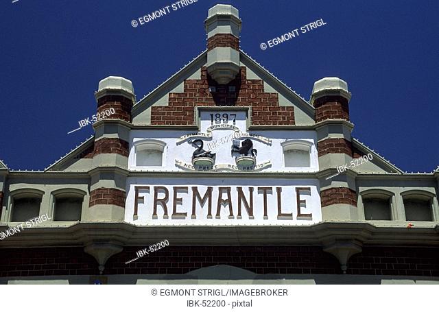 Historic houses in the center of Fremantle