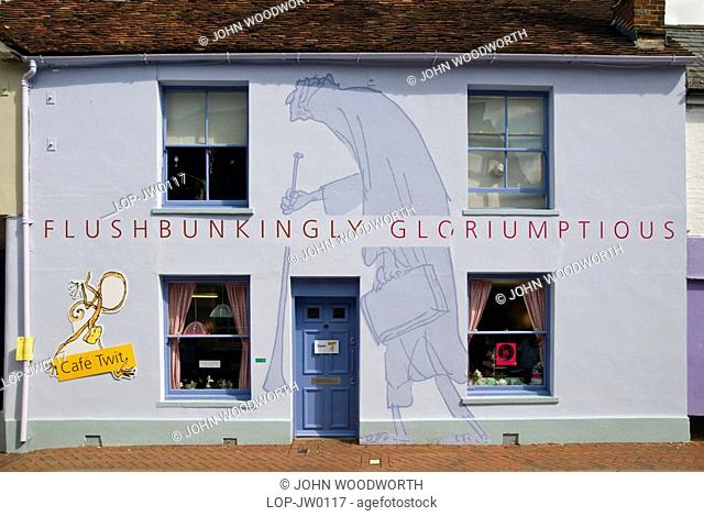 England, Buckinghamshire, Great Missenden, Facade of the Roald Dahl Museum and Story Centre at Great Missenden